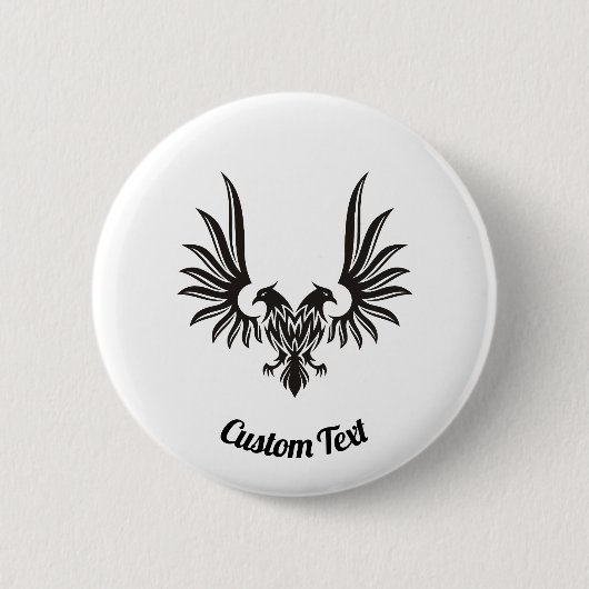 Eagle met twee hoofden Pinback Button (Voorkant)