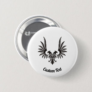 Eagle met twee hoofden Pinback Button