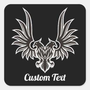 Eagle met twee hoofden Square Sticker