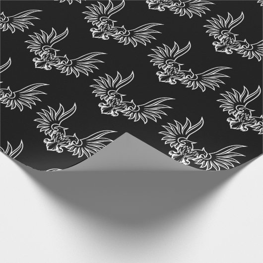 Eagle met twee kop cadeaupapier (Hoek)