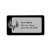 Eagle met twee kop etiket (Voorkant)