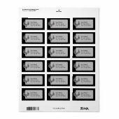 Eagle met twee kop etiket (Full Sheet)