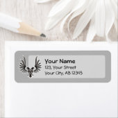 Eagle met twee kop etiket (Insitu)