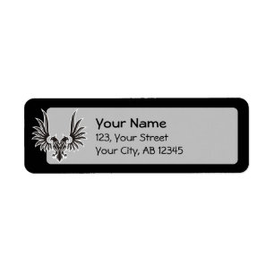 Eagle met twee kop etiket