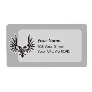 Eagle met twee kop etiket