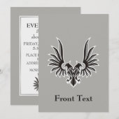 Eagle met twee kop kaart (Voorkant / Achterkant)