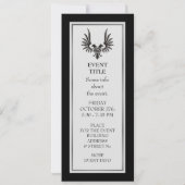 Eagle met twee kop kaart (Achterkant)