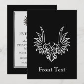 Eagle met twee kop kaart (Voorkant / Achterkant)