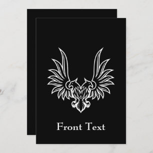 Eagle met twee kop kaart