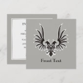 Eagle met twee kop kaart (Voorkant / Achterkant)