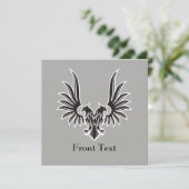 Eagle met twee kop kaart (Staand voorkant)