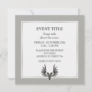 Eagle met twee kop kaart