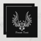 Eagle met twee kop kaart (Voorkant / Achterkant)