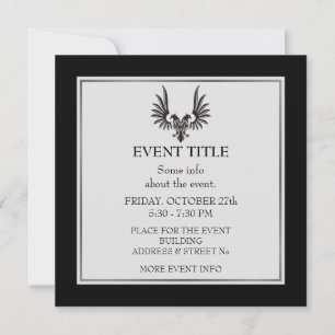 Eagle met twee kop kaart