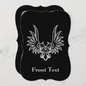 Eagle met twee kop kaart (Voorkant / Achterkant)