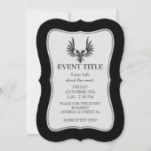 Eagle met twee kop kaart (Achterkant)