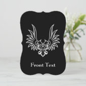 Eagle met twee kop kaart (Staand voorkant)