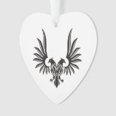 Eagle met twee kop Ornament (voorkant)