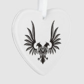 Eagle met twee kop Ornament (voorkant)