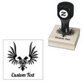 Eagle met twee kop Rubber Stamp Rubberstempel (Gestempeld)