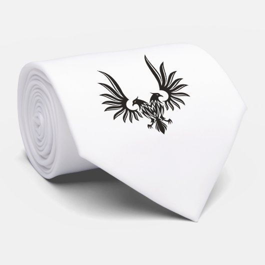 Eagle met twee kop stropdas (Opgerold)