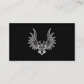 Eagle met twee kop visitekaartje (Achterkant)