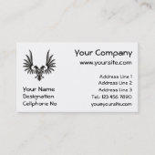 Eagle met twee kop visitekaartje (Voorkant)