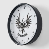 Eagle met twee kop wandklok (Hoek)