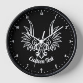 Eagle met twee kop wandklok (Voorkant)