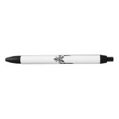 Eagle met twee kop zwarte inkt pen (Voorkant)