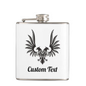 Eagle met twee koppen Kolf Heupfles (Voorkant)