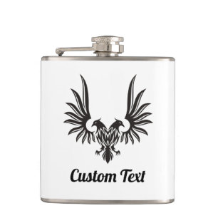 Eagle met twee koppen Kolf Heupfles