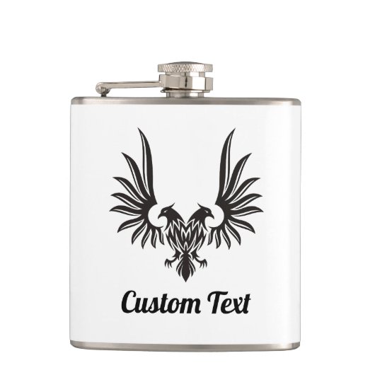 Eagle met twee koppen Kolf Heupfles (Voorkant)
