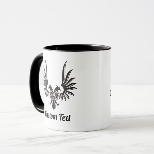 Eagle met twee koppen Mok (Voorkant links)