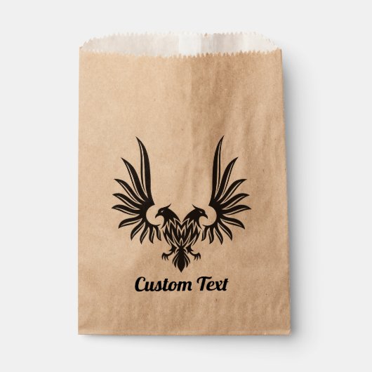 Eagle met twee koppen voor Favor Bag Bedankzakje (Voorkant)
