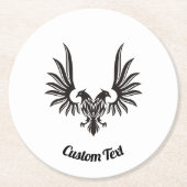 Eagle met twee Onderzetters kop papier (Voorkant)