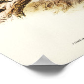 Eagle met zijstaarten door Elizabeth Gould Poster (Hoek)