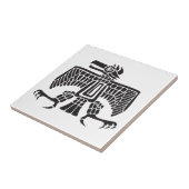 Eagle, Mexicaanse hiërogliefen (Maya) Tegeltje (Zijkant)