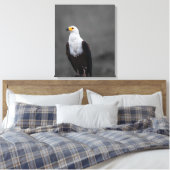 Eagle minimalistische selectieve kleurenfotografie canvas afdruk (Insitu (Slaapkamer))