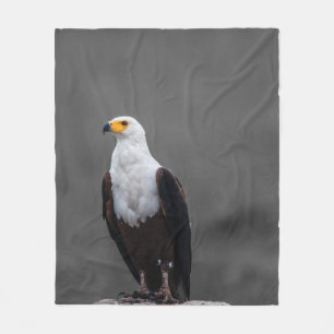 Eagle minimalistische selectieve kleurenfotografie fleece deken