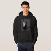 Eagle minimalistische selectieve kleurenfotografie hoodie (Voorkant volledig)