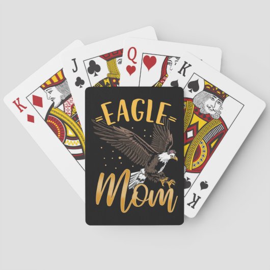 Eagle Mom Pokerkaarten (Achterkant)