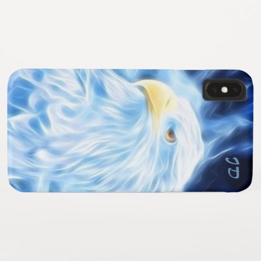 Eagle-monogram Case-Mate iPhone Case (Achterkant (horizontaal))