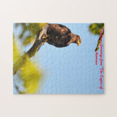Eagle Montana.Kerstgroeten Legpuzzel (Horizontaal)
