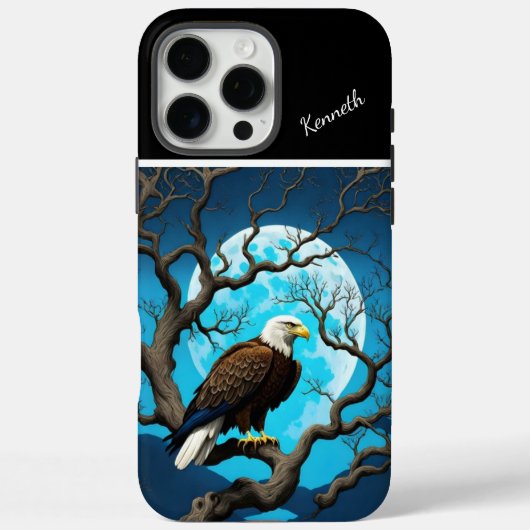 Eagle Moonlit Watch Case-Mate iPhone Case (Achterkant)