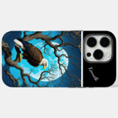 Eagle Moonlit Watch Case-Mate iPhone Case (Achterkant (horizontaal))