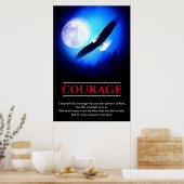 Eagle Motivatie Courage Pop Art Inspirerend Poster (Keuken)