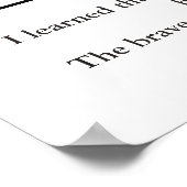 Eagle Motivatie Courage Pop Art Inspirerend Poster (Hoek)