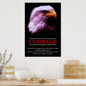 Eagle Motivatie Courage Pop Art Inspirerend Poster (Keuken)