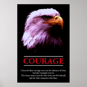 Eagle Motivatie Courage Pop Art Inspirerend Poster